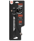 High Pressure Bike Shock Pump With Gauge For MTB Full Suspension 300 PSI 20 Bar Portable Manual Air Pump in packaging