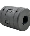 Five Eighths To Three Quarters L075 Flexible 3 Piece L Jaw Coupling Set With Rubber Spider For Log Wood Splitter And Multi Flex Couplings Includes Two Set Screws Per Half Durable Cast Iron HT250 Build, 5/8in bore view