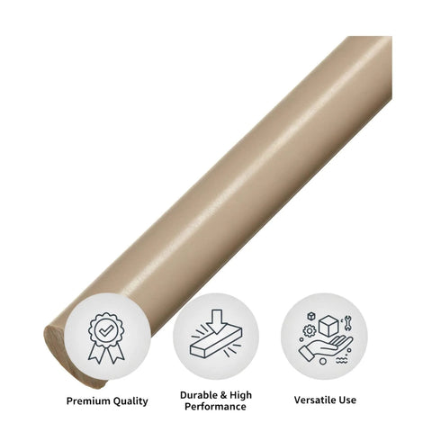 Plastic Round Rod 1/4 Inch Diameter By 36 Inches Long PEEK Material Built To Last Industrial-Grade Rod for Serious Projects and DIY Use