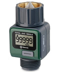 Heavy Duty Garden Hose Water Flow Meter With Brass Inlet And Metal Thread High Accuracy IPX6 Waterproof Ideal For Outdoor Watering RV Tank Fill Lawn Sprinkler Nozzle Sprayer 1 Pack
