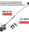 High Temperature Hotend Heating Assembly Kit For A1 And A1 Mini 3D Printers with ceramic heater and thermistor