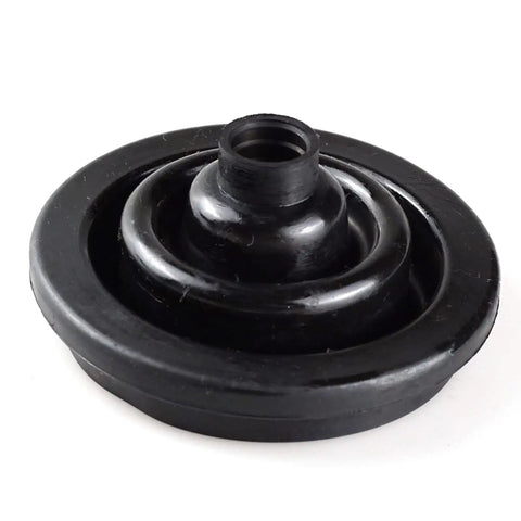 Close-up of Manual Transmission Dust Boot Replacement for 1986 1993 Mazda B2000 B2200 B2600 UB39-64-491, black rubber seal