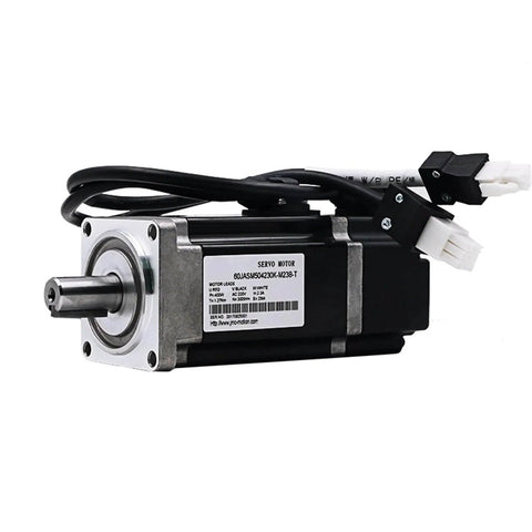 200W Three-Phase AC Servo Motor With Encoder For 3D Printers, heavy duty and smooth, 220V industrial drive for precise motion control.