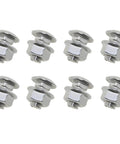 Track Bolt Beefy Heavy Duty Garage Door Hardware Screw Nut 304 Stainless Steel Bridge Square Neck Bolt M8x16mm With Flange Female M8