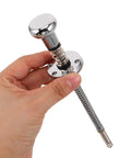 Pinball Shooter Rod Replacement Part Metal Spring Loaded Ball Launcher for Tabletop Arcade Machines with Precision Fit Silver Finish Beefed Up for Parties and Home Game Nights A Smooth Accurate Play Upgrade, silver metal spring rod