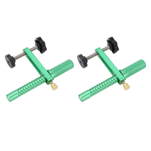 Two Pack 20mm Aluminum Bench Dog Woodworking Clamps For Handcrafts One Handed Operation Lightweight Durable Quick Hole Clamp Multifunctional