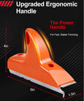 Legendary 3 In 1 Edge Banding Trimmer With Rock Solid Stainless Blades, Easy Cut Wood Veneer And PVC Edges ergonomic orange handle