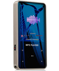 96GB Bluetooth 5.0 MP3 Player With Lossless Music MP4 Support FM Radio HD Speaker Super Light Metal Shell, side view
