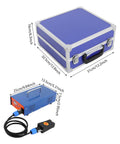 Pro DIY PDR Induction Heater 1380W With Digital Display And Overheat Guard shown with carrying case and dimensions