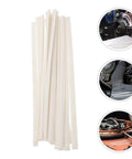 40 Pack White Pp Car Bumper Repair Welding Rods For Plastic Auto Body Fixes Easy DIY Patching And Replacement Tools.
