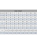 Size chart showing measurements for various clothing sizes from XXS to 4XL including bust, pants, shorts, and height recommendations.