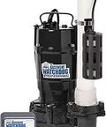 Three Quarters HP Submersible Sump Pump With Copper-Wound PSC Motor, 5,300 GPH At 0 Lift, heavy-duty cast iron aluminum housing