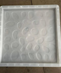 Two Piece Concrete Molds For Walkways And Paths DIY Plastic Square Stamps For Flagstone Casting Concrete Paver Molds For Garden Paths