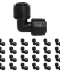 One Quarter Inch Drip Irrigation Elbow Coupling Connector Quick Connect Garden Hose Elbow Connector 90 Degree Leak Free Tubing Connectors For Drip System