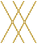Four Pack Of Twelve Inch Brass Round Rods One Quarter Inch Diameter Lathe Bar Stock Durable Smooth Surface Great For DIY Projects