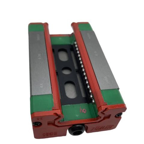 EGH20 Linear Guide Block Carriage With Gothic Arch Rigidity For CNC Machines, 3D Printers And Automation Rock Solid Rail Bearings, Smooth Motion Control, Ball Retainer Prevents Drop, High Precision Block And Rail System on white background