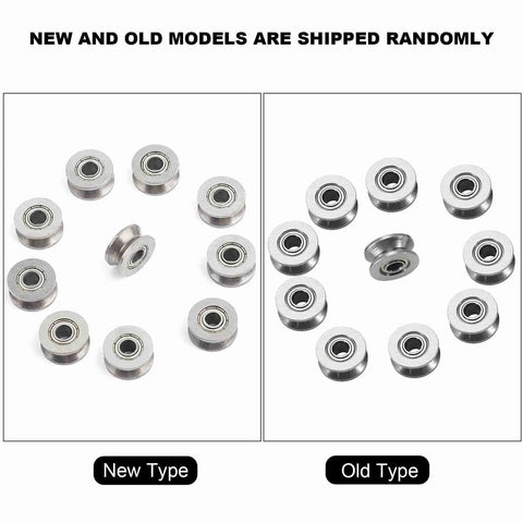 Built Like A Tank 10 Pack Carbon Steel V Groove Ball Bearings High Performance Heavy Duty Pulley Wheels for smooth motion