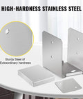 Standoff Stainless Steel Adjustable Post Base Anchor For 6 By 6 Posts 10 Pack, showing high-hardness steel and components.