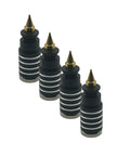 PCB Circuit Board Holder 4 Piece Set Pillar Stands For Soldering Electronics Jewelry And Repair Projects, black and gold design