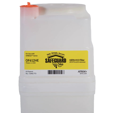 HEPA Filter For Omega Series Vacuums 1 Gallon Replacement Pro Grade High Efficiency Containment For Home Cleanup