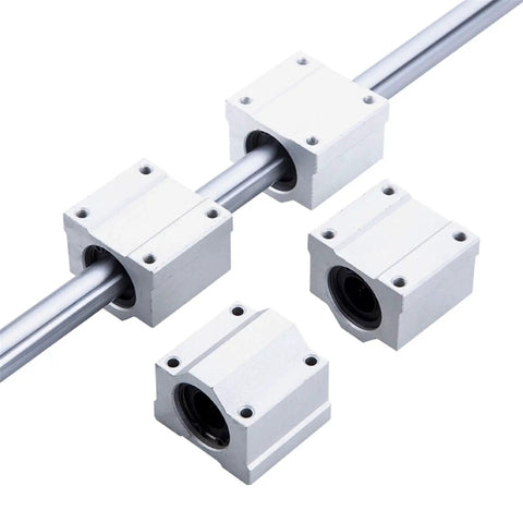Pro Grade Linear Rolling Bearings Two Pack SCS20LUU SCS6UU SCS16LUU SCS20UU Ideal for CNC Parts and 3D Printer Upgrades High Precision Rock Solid Linear Guides for Precision Machine Tools, aluminum bearing blocks on rods