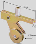 Spring Loaded Sliding Screen Door Roller Replacement With 1 Inch Steel Ball Bearing Concave Wheels For Smooth Glide And Easy Install
