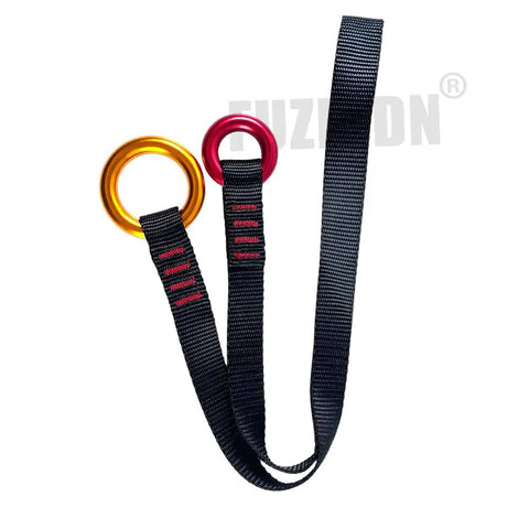 43 Inch Tree Climbing Friction Saver With Dual Aluminum Rings For Smooth Ascending And Straight Up Killer Bark Protection Secure Retrieval Built Damn Tough Heavy Duty Webbing