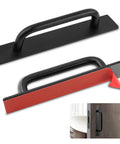 Adhesive Cabinet Handles 5.83 Inch 2 Pack Push Pull No Drill Installation for Kitchen Cabinets Bathroom Vanities Sliding Doors