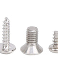 Close-up of silver screws from 2212 KV 2200 RC Airplane Motor With 40A ESC XT60T SG90 Servo 6035 Propeller Accessory Kit