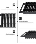 2 Pack Anti Static PCB Tray Racks With 25 Slots ESD Safe Bar Brackets highlighting wear resistance, anti-corrosion, heat insulation