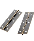 Heavy Duty Concealed Door Hinges 8 Pack Folding Butt Metal Hinges For Cabinets And Furniture With Screws 60x20mm