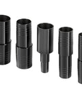 Five Stepped Transmission And Transaxle Plugs Kit For Most Domestic And Import Cars Universal Leak Proof Plug Set For Transmissions And Transaxles Built Tough Easy Install Fits Wide Range Of Vehicles, five black metal plugs
