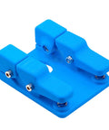 Super Cool Qinkyh Welding Wire Fixture And Soldering Table Clamp in blue, designed for 0.3-8mm wire, durable and adjustable.