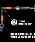 Heavy Duty Six Inch Security Torx Bit Set Twelve Piece S2 Steel Magnetic Star Bits strong magnetic grip with no demagnetization.