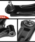 Close-up of Front Lower Control Arm Set With Ball Joint And Bushing For Nissan Versa 2007 To 2012 And Cube 2009 To 2014