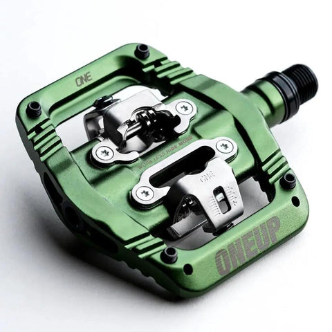 Ultra Thin Mountain Bike Clip Pedals Orange With Extra Large DH Sized Platform 26.8mm Profile For Maximum Grip And Fewer Pedal Strikes