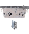 Skip The Keys With This Smart Fingerprint Door Lock Cylinder Crafted From Heavy Duty 304 Stainless Steel Mortise Deadbolt, components displayed.