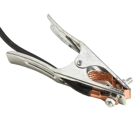 Ultimate 300 Amp Welding Ground Clamp With 23 Foot Copper Cable Heavy Duty Earth Connector for pro MMA stick welding, copper jaws.