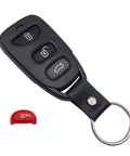 Hyundai Kia Key Fob Shell Replacement Case For Hyundai Elantra Accent Sonata And Kia Optima Keyless Entry Remote Housing With 3 Button Layout Panic Button No Electronics Included Durable Outer Cover