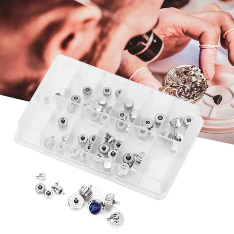 Must Have Watch Link Removal Tool Kit For Stainless Steel Repair Tools with crown and pin replacement parts in box