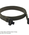 Duty Belt Inner Belt 1.5 Inch Loop Liner Tactical Under Belt Ranger Green Medium Fits Up To 2.25 Inch Belts