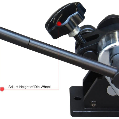 Beast Mode Manual Roll Bending Machine Tool Featuring Adjustable Gap Ring Roller Setup For No Sweat Pipe Shaping And Rock Solid Metal Bar Working Precision