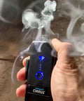 Person using HVAC Wind Indicator Handheld Draft Detector For Easy Airflow Visualization, Residue Free Leak Testing