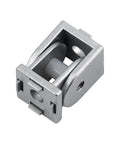 180 Degree Rotating Pivot Joints Set, 2020 Aluminum Zinc Alloy, Matte Gray Finish, 8 Pieces for Industrial Aluminum Frames