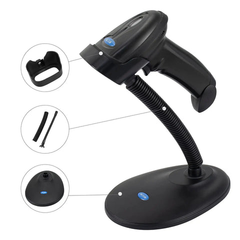 Adjustable Barcode Scanner Stand Hands Free Cradle With Flexible Goose Neck For NT 1698W NT1698LY NT 1228BL NT 1228BC