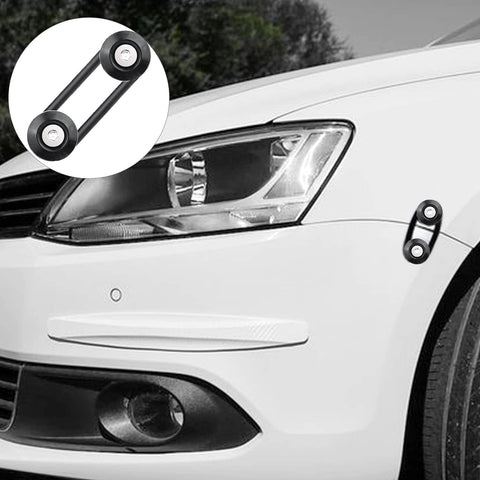 Car with Pro Grade Bumper Quick Release Kit For Front And Rear Bumpers Black Aluminum Fasteners Installed