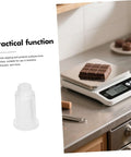 Electronic kitchen scale with chocolate bar and transparent rubber foot from 10 Pcs Scale Pan Feet Rubber Feet For Electronic Scales Replacement Parts Leg Pads For Weighing No Tools Needed Quick Install Easy To Attach Stabilize Your Scale And Improve Accuracy