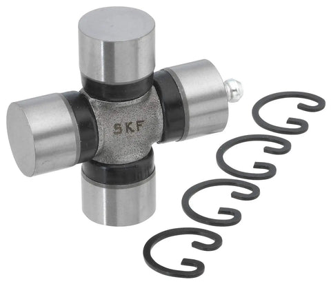 Heavy Duty Universal Joint Uj410 Standard OEM Fit Drivetrain Swap For Trucks And Suv with steel design and retaining clips.