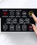 Slick remote control for Top Shelf Smart Bidet Toilet Seat featuring instant heated cushion and automatic washing functions.