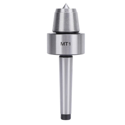 Super Tough MT1 Live Center For Wood And Metalworking Lathes with solid steel tapered design and lightweight construction